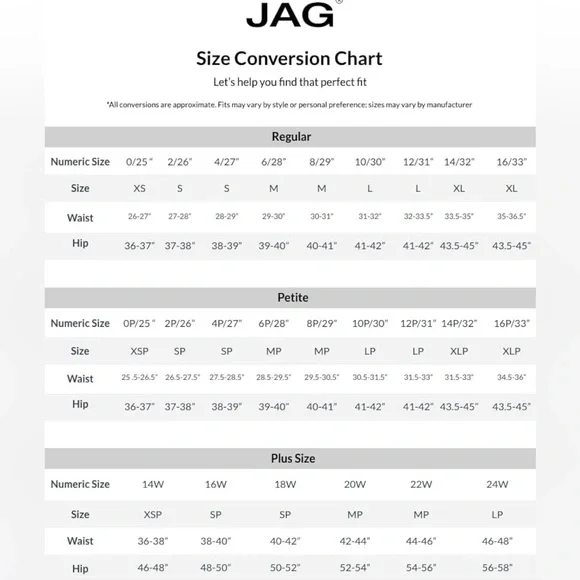 NWT Jag Jeans On The Go Mid Rise Skort Size 6 - Picture 7 of 7